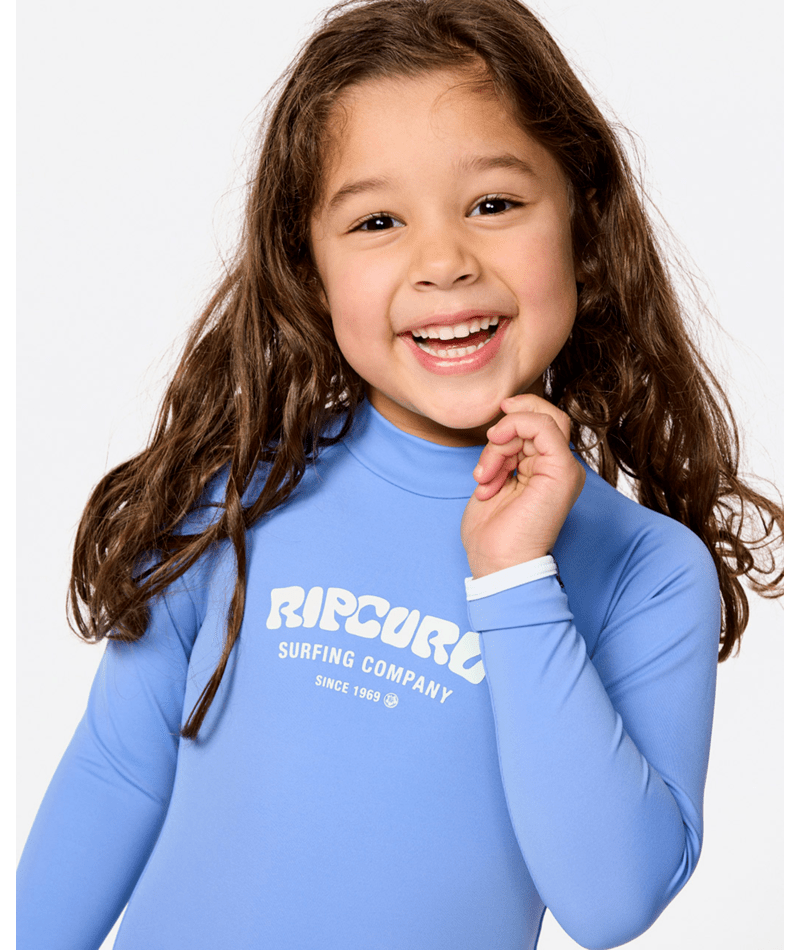 SURF PUFF LS SURFSUIT - GIRL - Rip Curl13KJRV - BLUE - 1 - 2