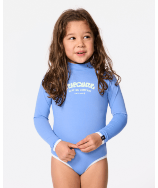 SURF PUFF LS SURFSUIT - GIRL - Rip Curl13KJRV - BLUE - 1 - 2