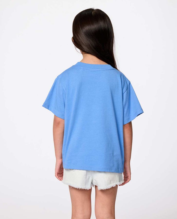 SURF PUFF STANDARD TEE - GIRL - Rip Curl04EJTE - BLUE - 1 - 2