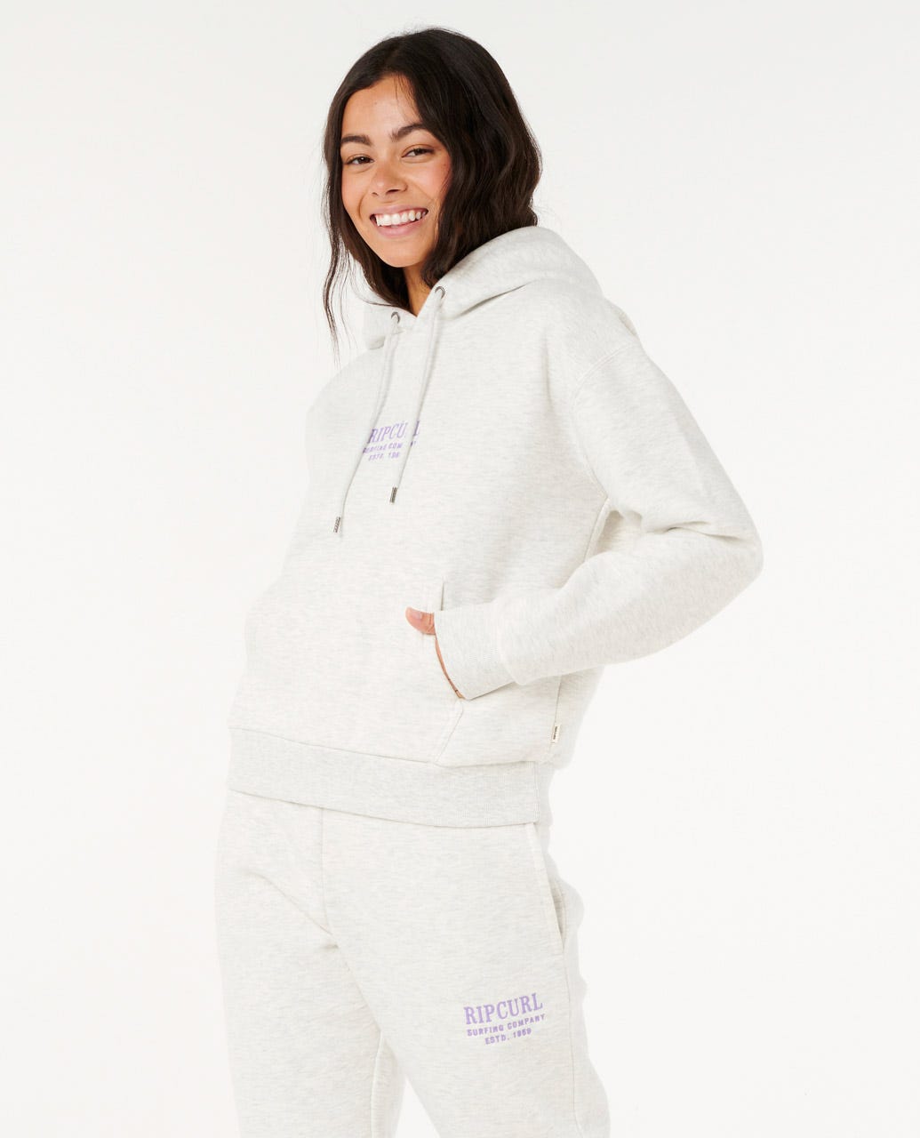 SURF STAPLE RELAXED HOOD - Rip Curl07IWFL - SPORTS MARLE - 2XS