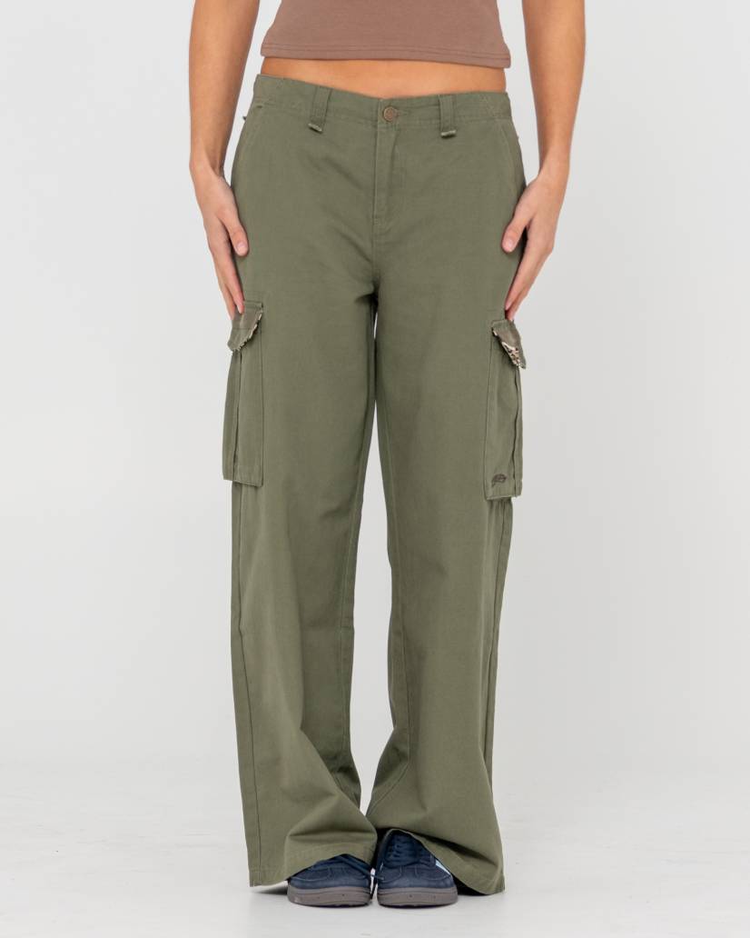 Tank Girl Low Rise Wide Fit Cargo - RustyPAL1413 - SMY - Shadow Army - 10