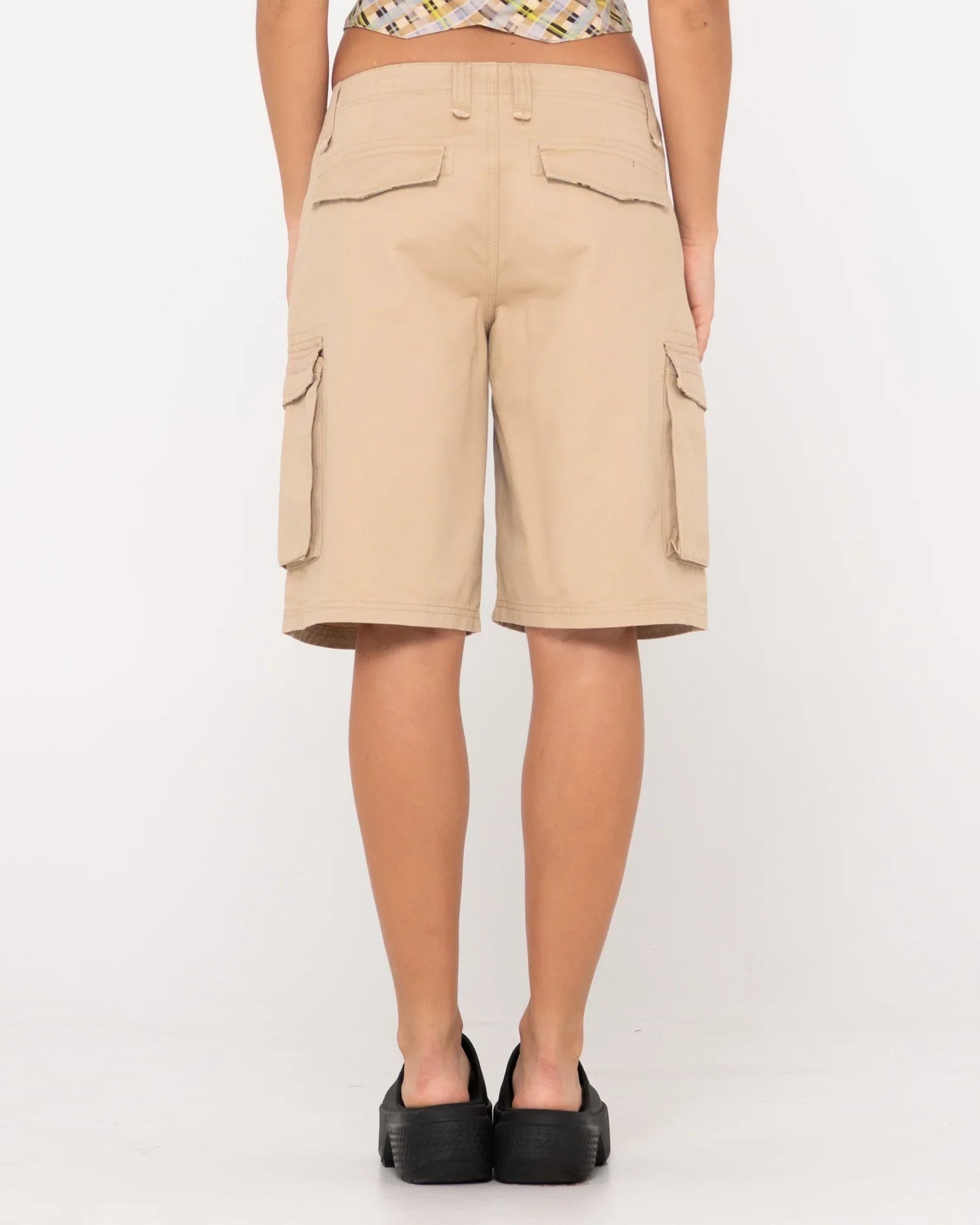 Tank Girl Lowrise Cargo Short - RustyWKL0793 - OMK - Oatmilk - 10