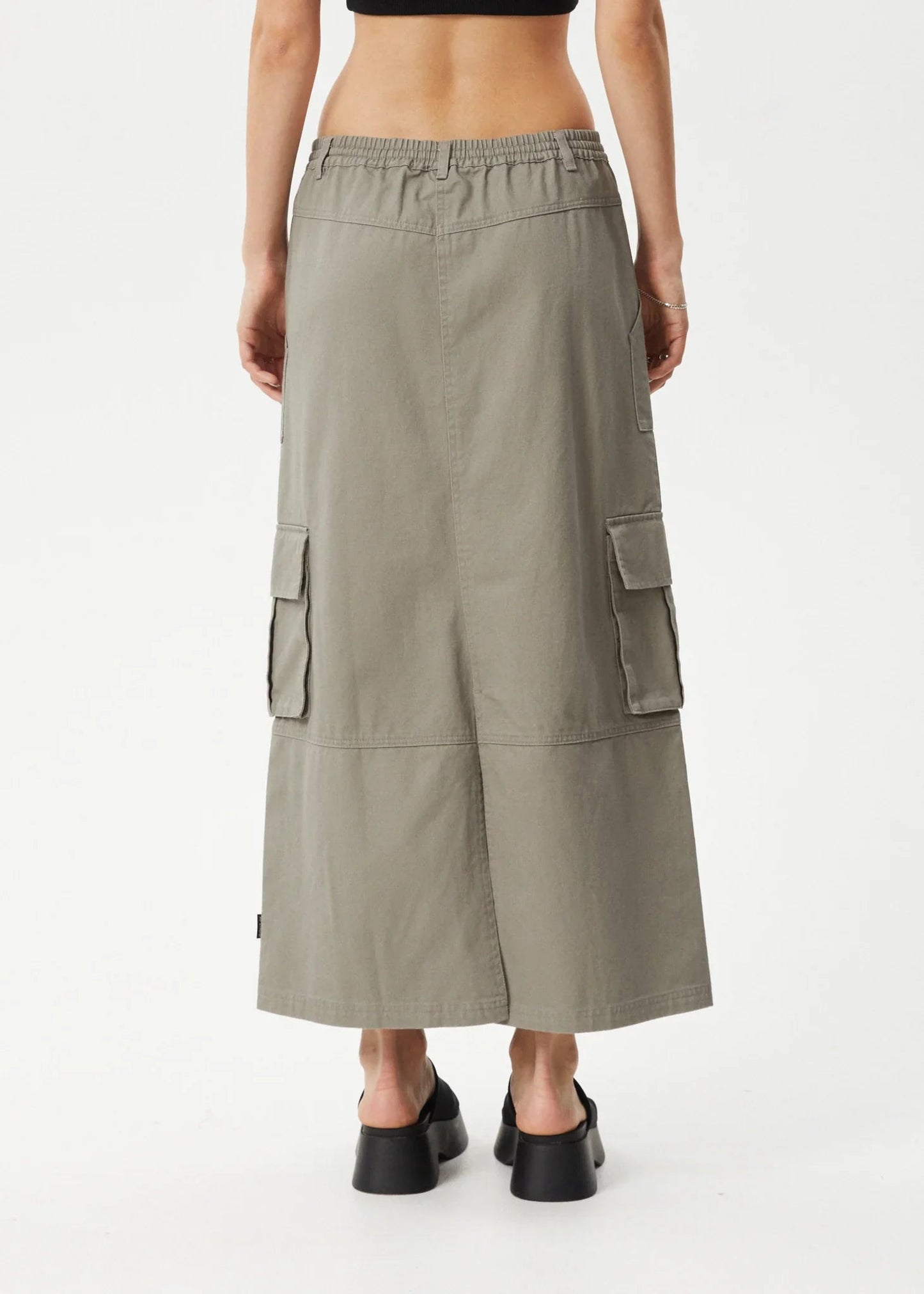 Tasman Cargo Maxi Skirt - AfendsW243906 - GOV - Grey Olive - L