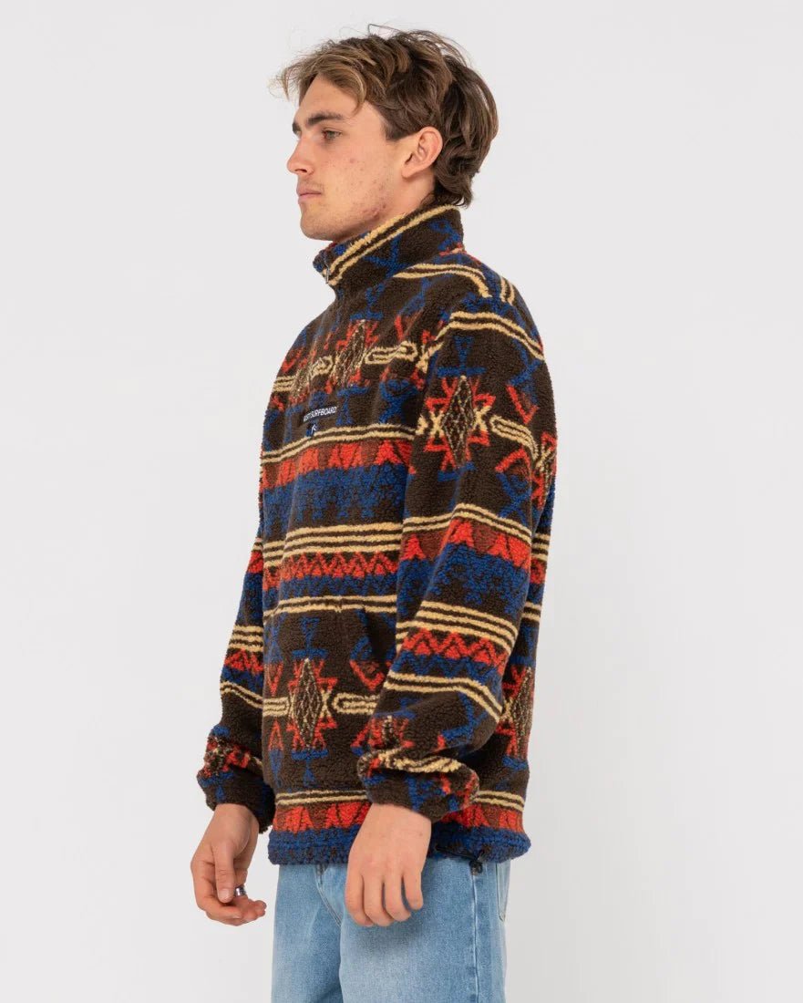 Teka 1/4 Zip Polar Fleece - RustyFTM1056 - FALCON - L