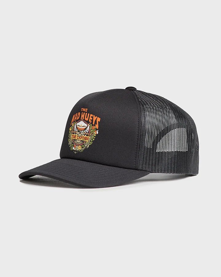 The Island Captain Foam Trucker - The Mad HueysH124M06003 - Black - OSFM