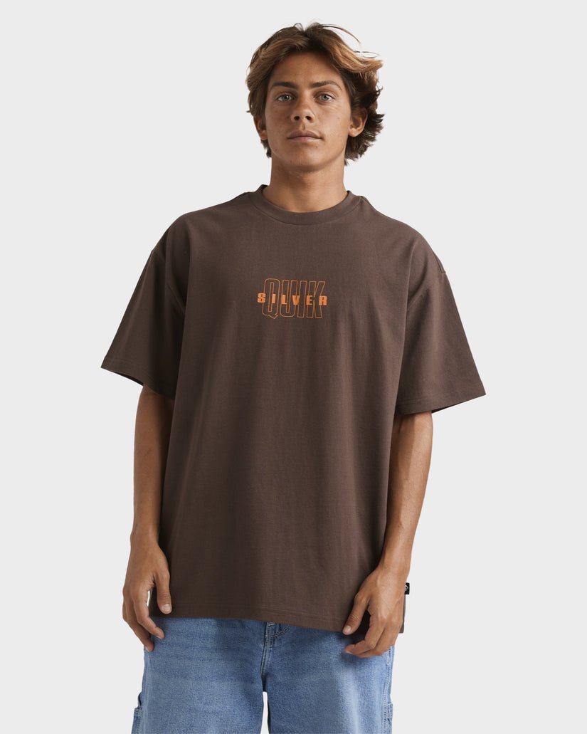 THE VOID SS - QuiksilverUQYZT05635 - Chocolate Brown - S
