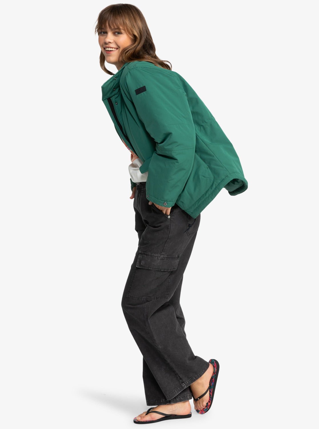 This Time Puffer - Roxyerjjk03602 - gqz0 - Galapagos Green - L