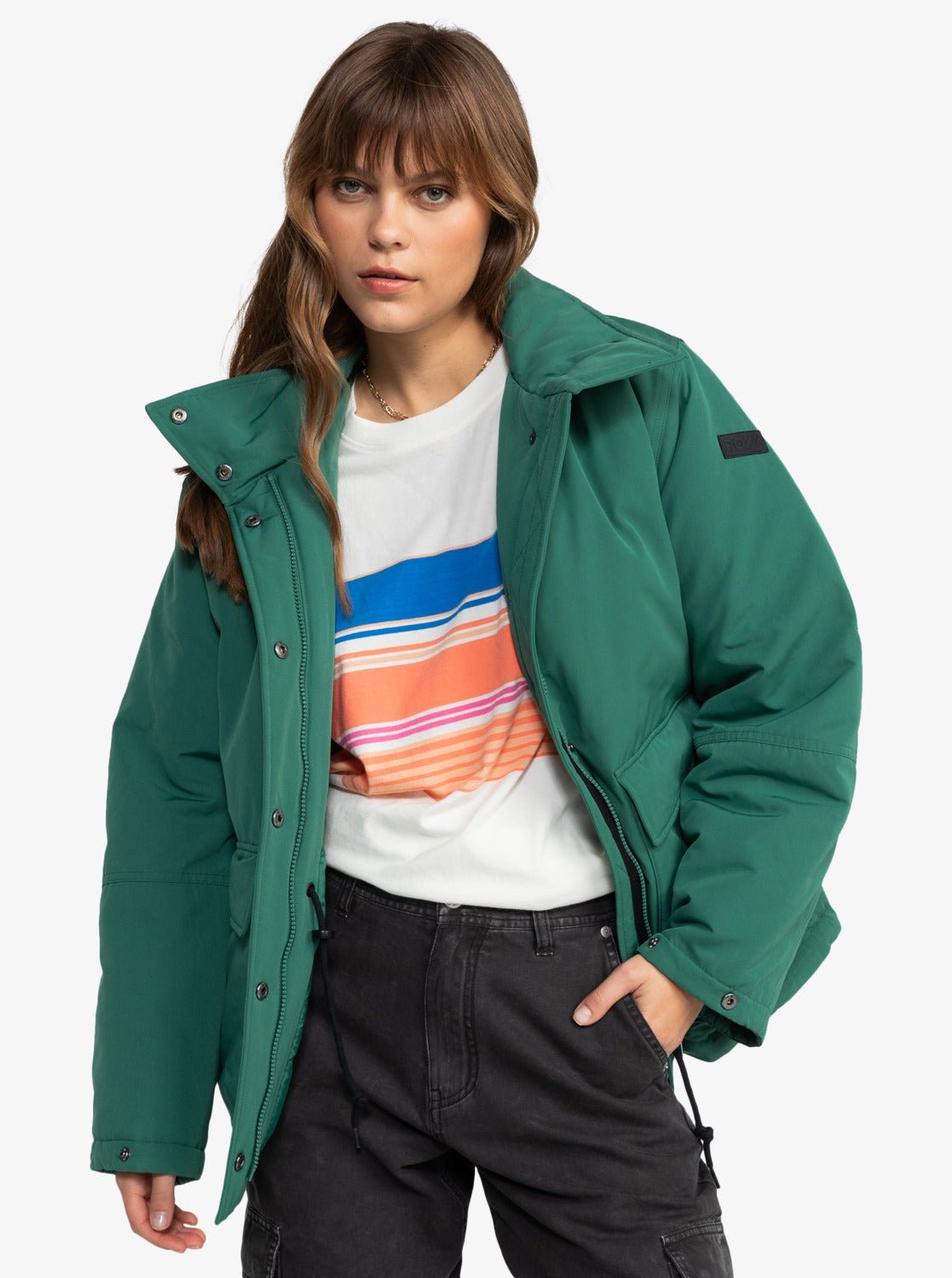 This Time Puffer - Roxyerjjk03602 - gqz0 - Galapagos Green - L