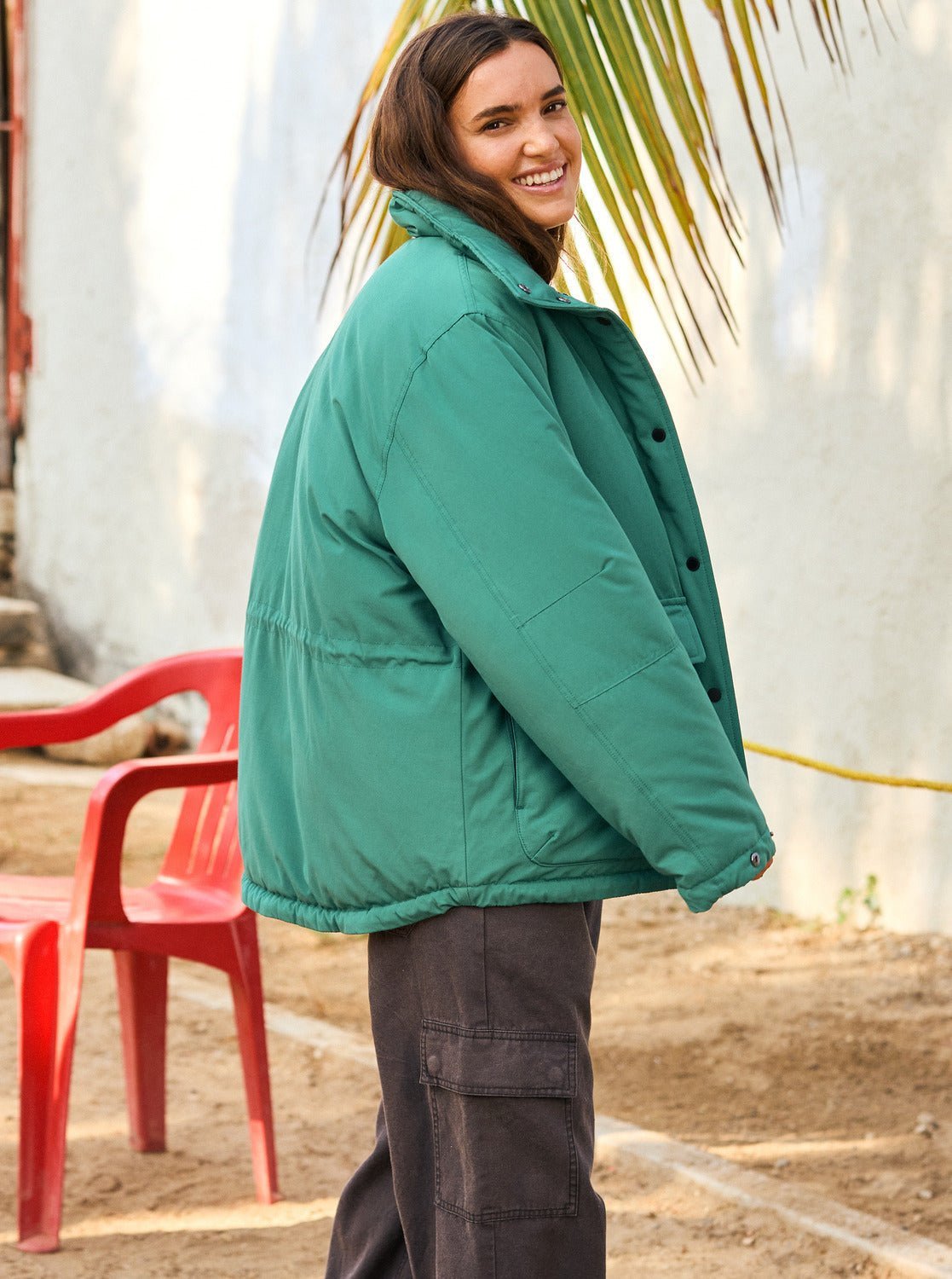 This Time Puffer - Roxyerjjk03602 - gqz0 - Galapagos Green - L