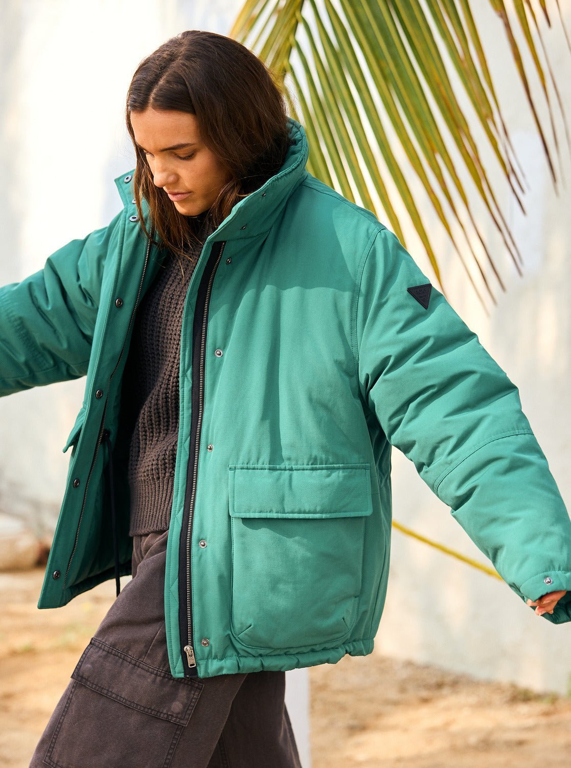 This Time Puffer - Roxyerjjk03602 - gqz0 - Galapagos Green - L
