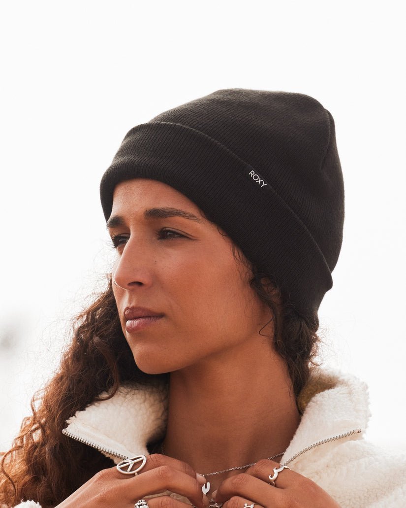 TROPICAL SNOW BEANIE - RoxyERJHA04309 - Anthracite -