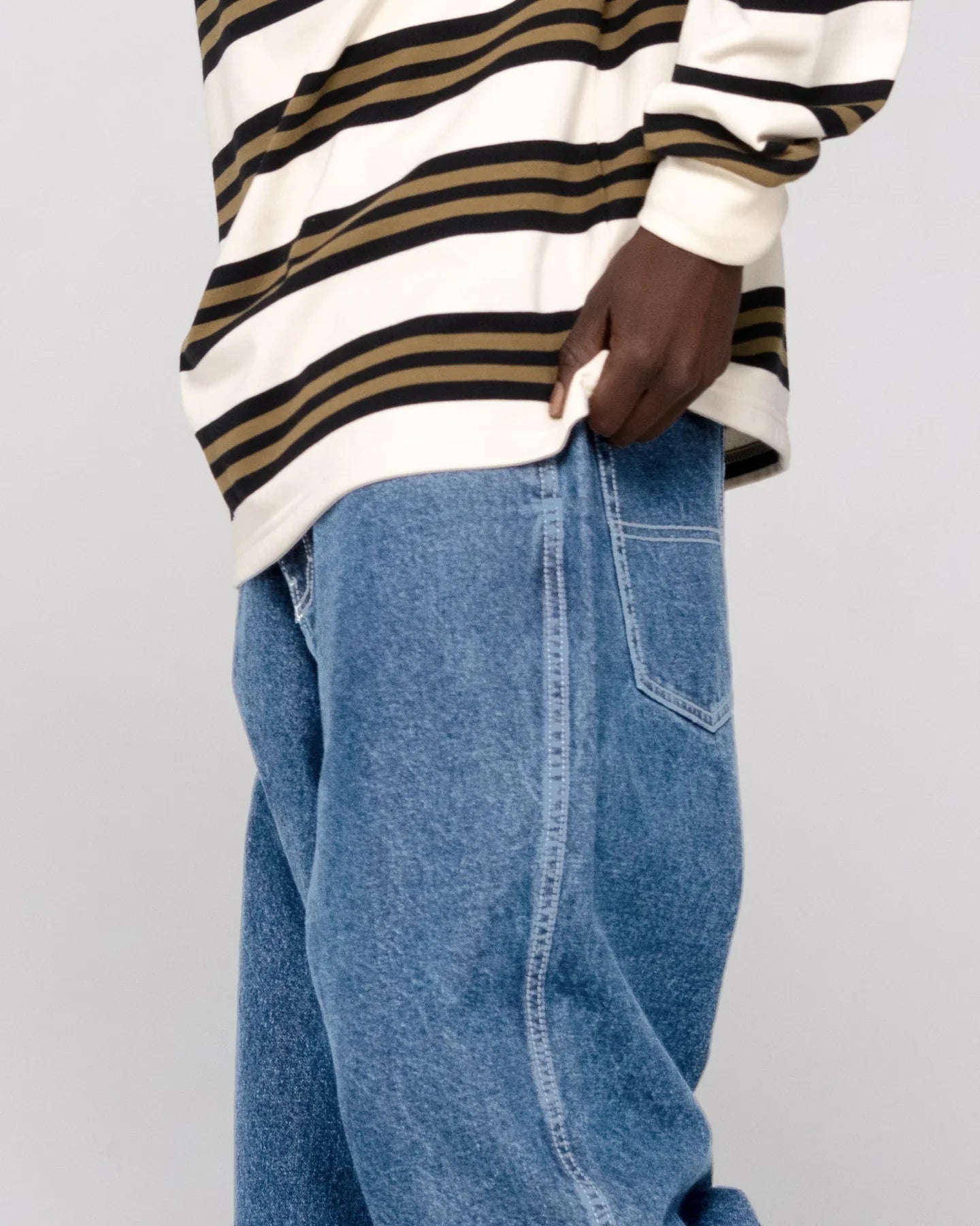 Trusty Tapered Denim Jean - Rustydem0050 - mdy - Middy Blue - 28