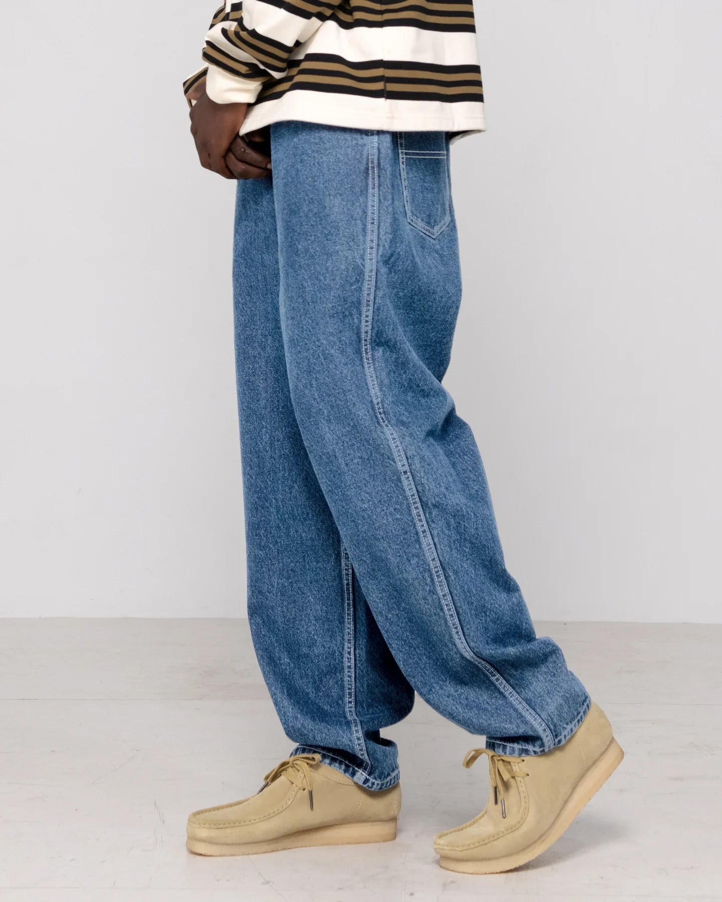 Trusty Tapered Denim Jean - Rustydem0050 - mdy - Middy Blue - 28