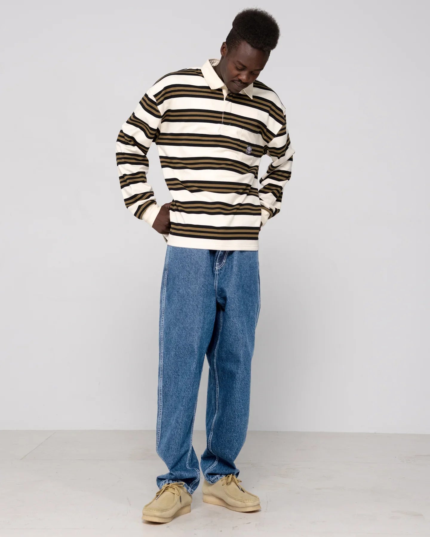 Trusty Tapered Denim Jean - Rustydem0050 - mdy - Middy Blue - 28