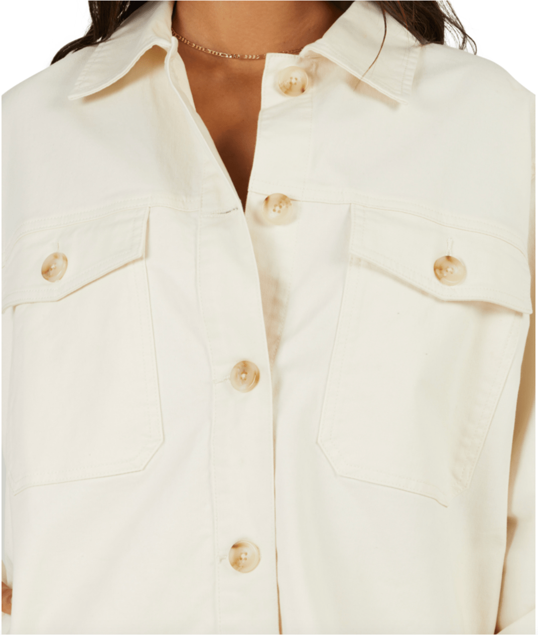 Twill Shacket - RVCAUVJJK00117 - NAT - Natural - 6
