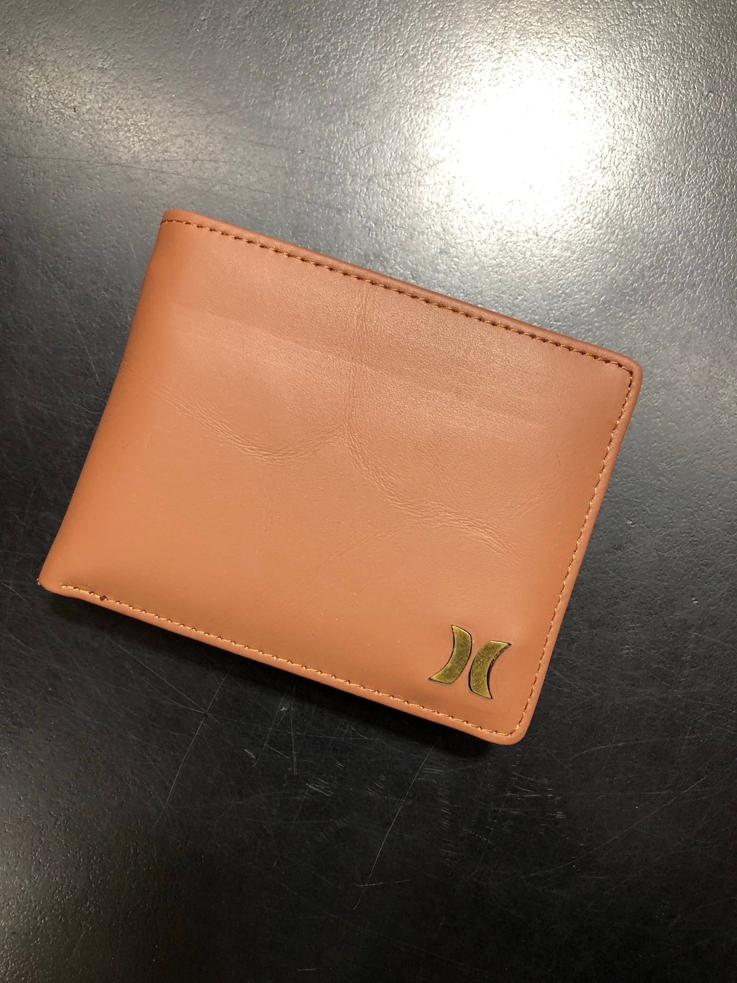 U Icon Leather Wallet - HurleyHU0078 - 291 - Tan - 1SZ