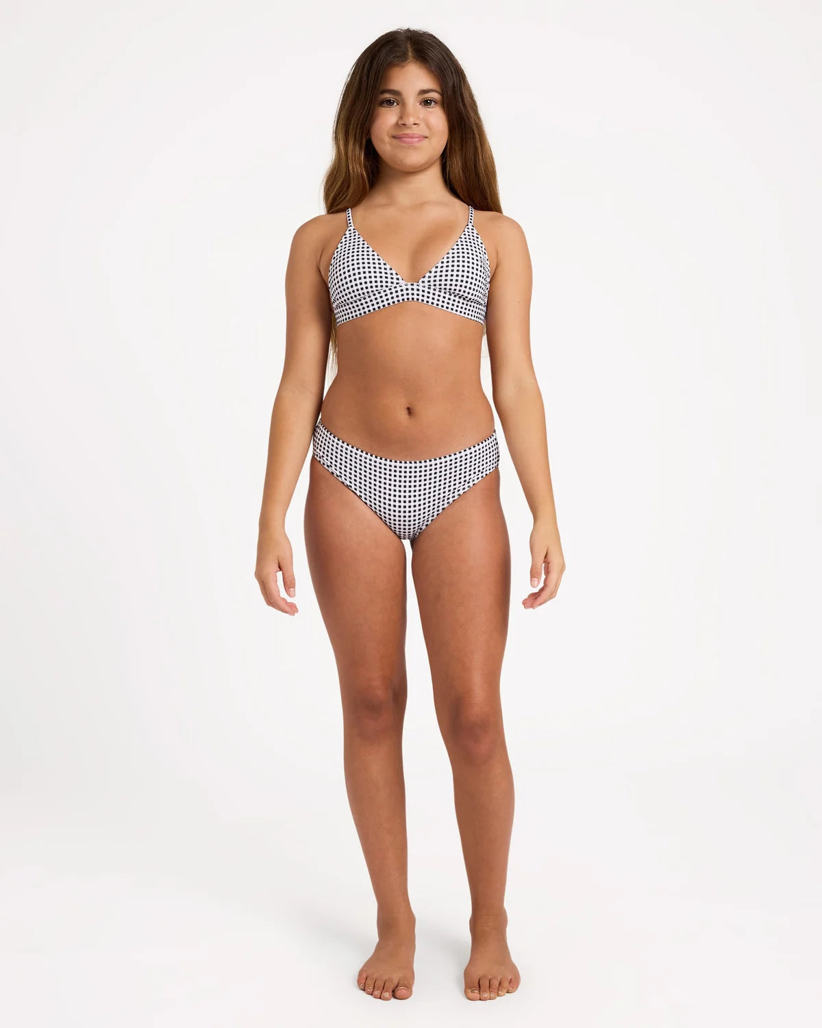 GINGHAM CRUSH TRI SET