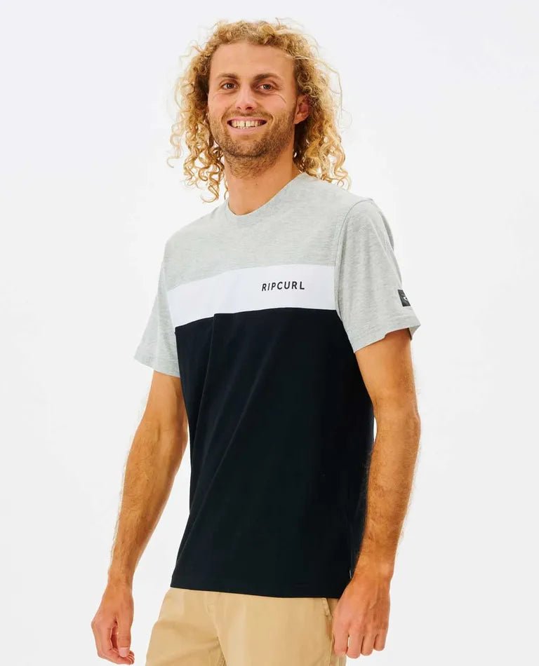 UNDERTOW PANEL TEE - Rip Curl0FUMTE - BLACK - 2XL