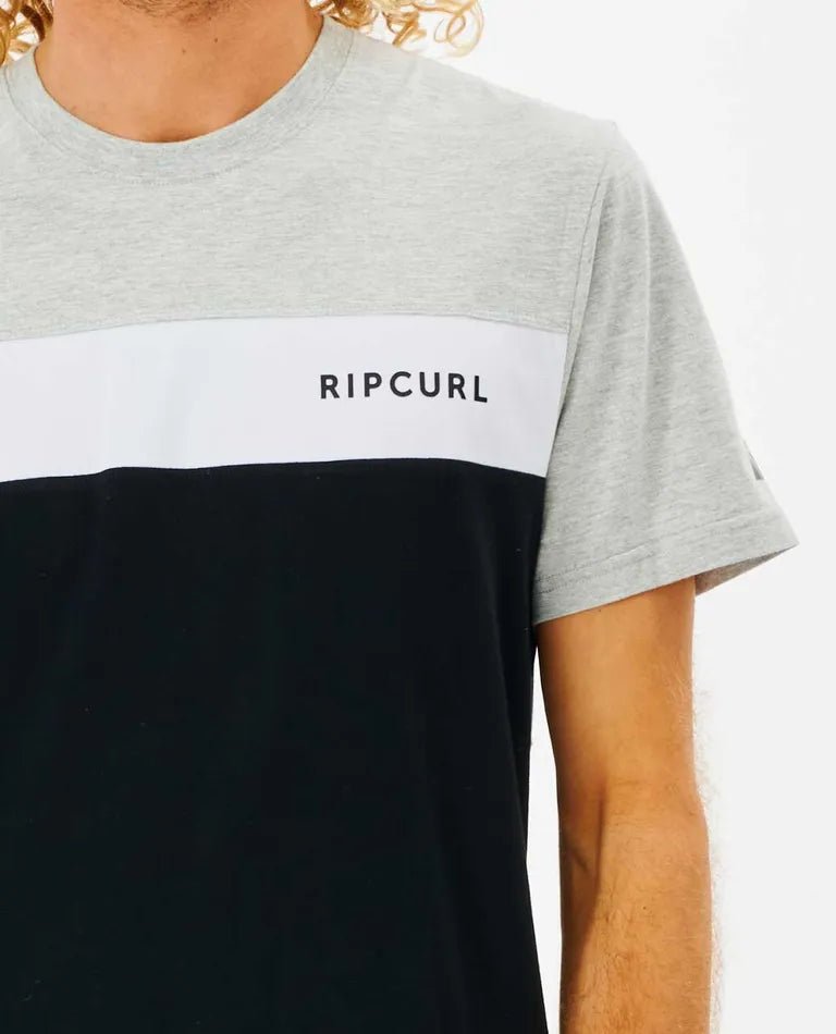 UNDERTOW PANEL TEE - Rip Curl0FUMTE - BLACK - 2XL