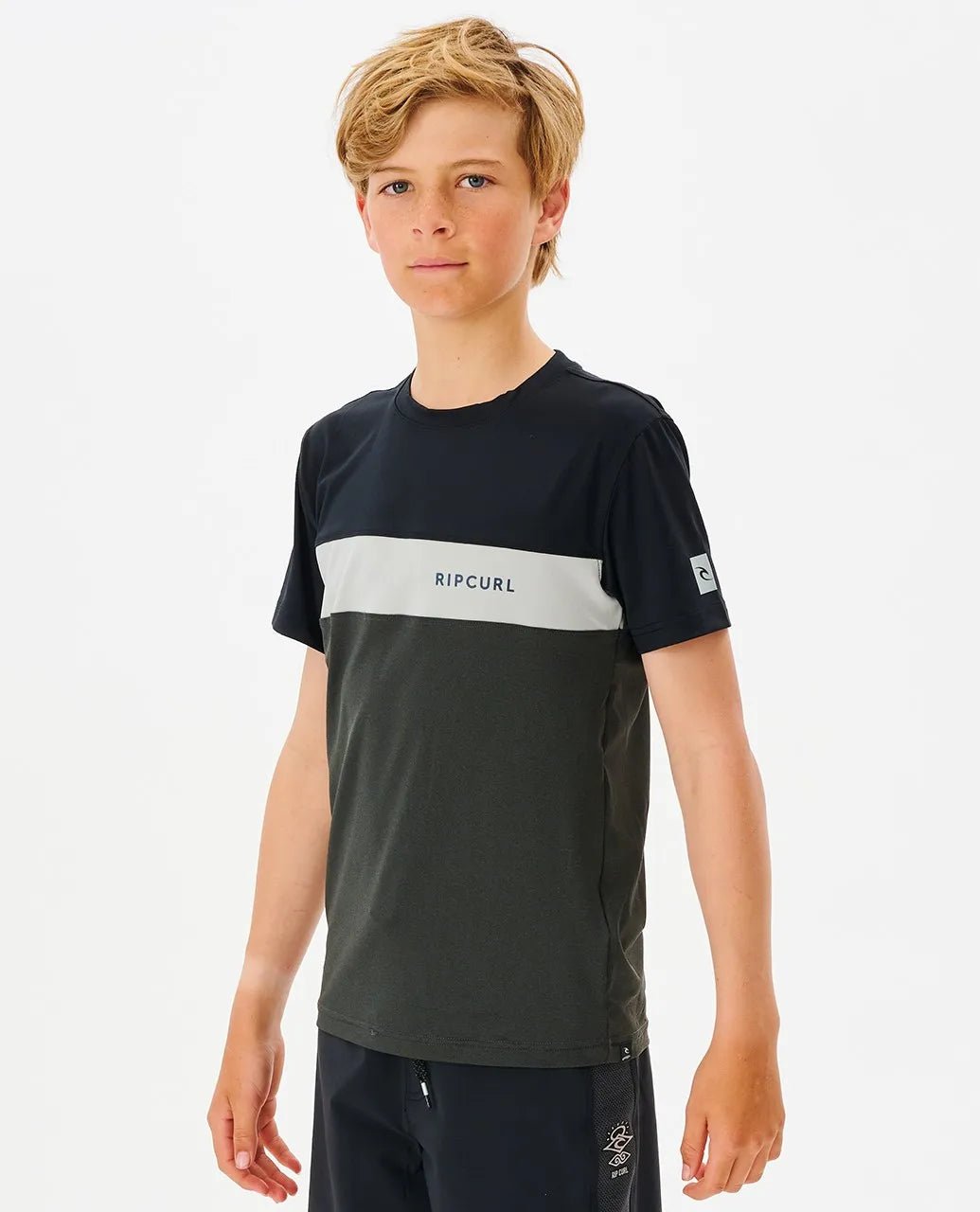 Undertow S/S Rash Vest - Boy - Rip Curl11DBRV - 0090 - Black - 10