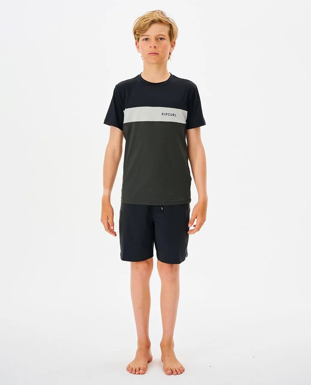 Undertow S/S Rash Vest - Boy - Rip Curl11DBRV - 0090 - Black - 10