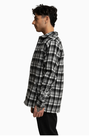 Union Plaid Ls Shirt - Hurleymlsau24unp - blk - Black - L