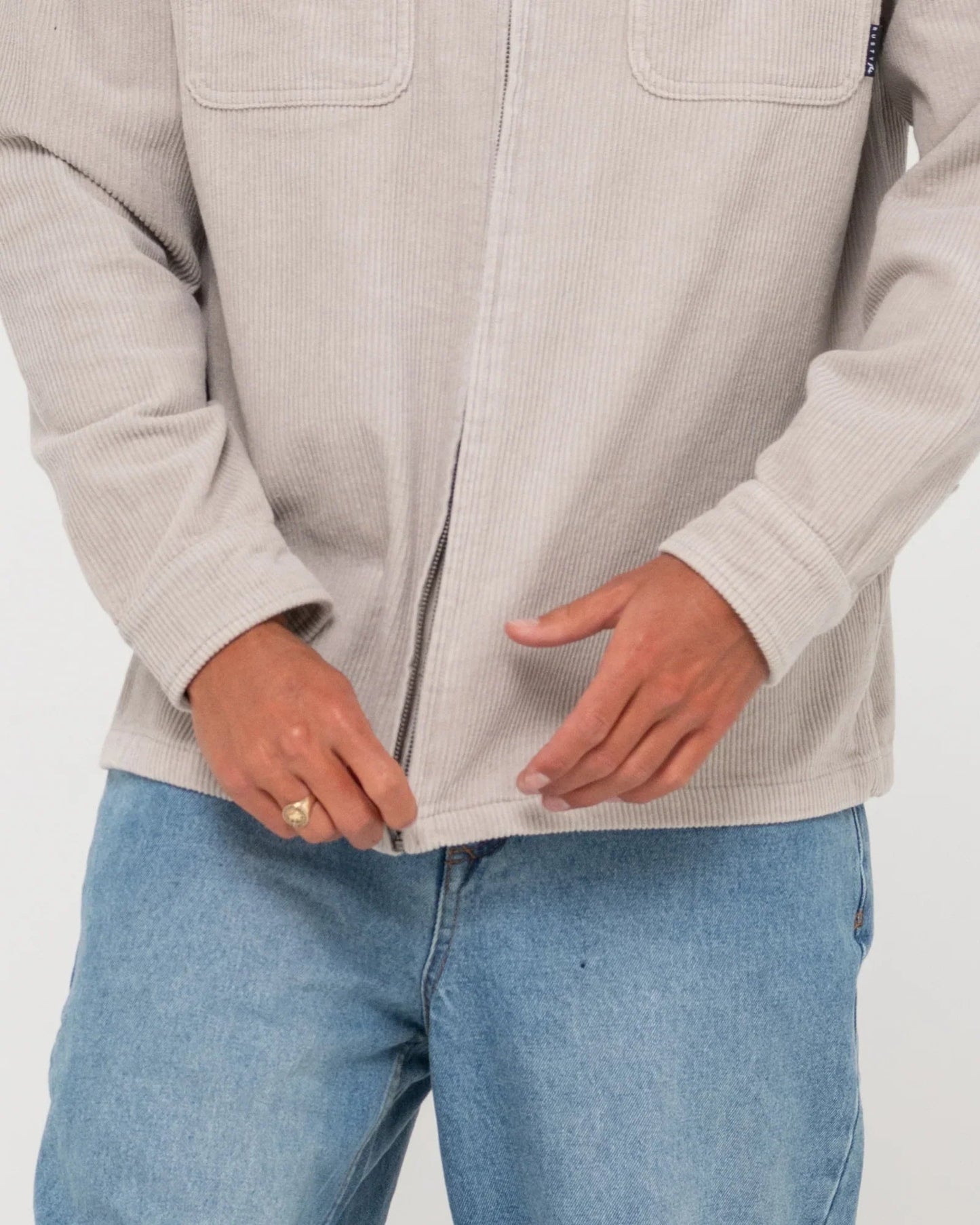 V8 Coup Cord Jacket - Rustyjkm0459 - ogy - Oyster Gray - L