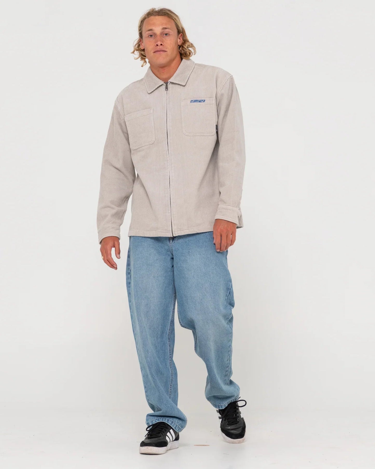 V8 Coup Cord Jacket - Rustyjkm0459 - ogy - Oyster Gray - L