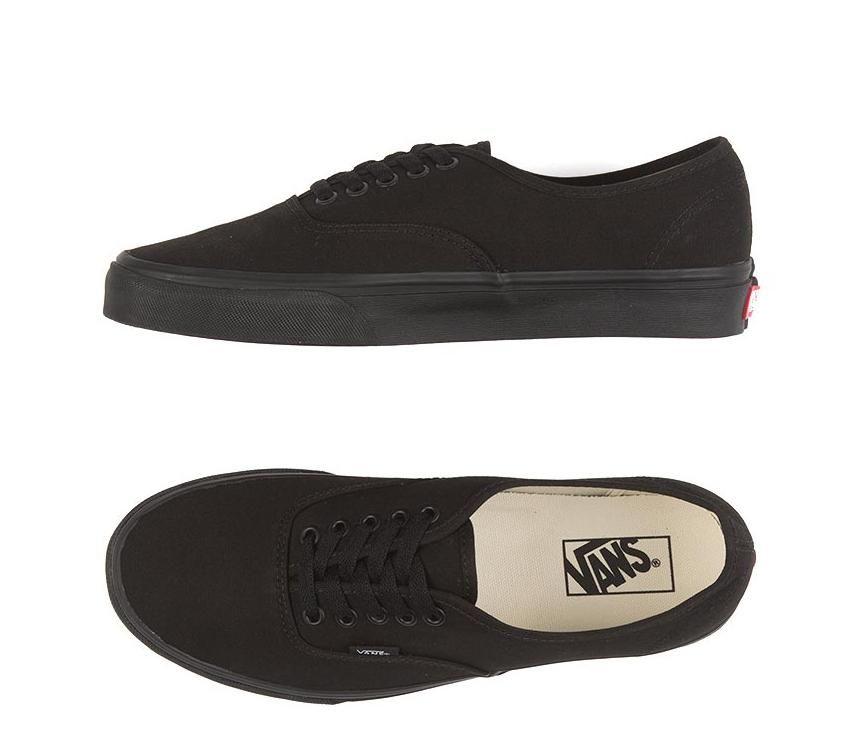 Vans Authentic - VansVN000EE3BKA - Black/Black - 10to11.5
