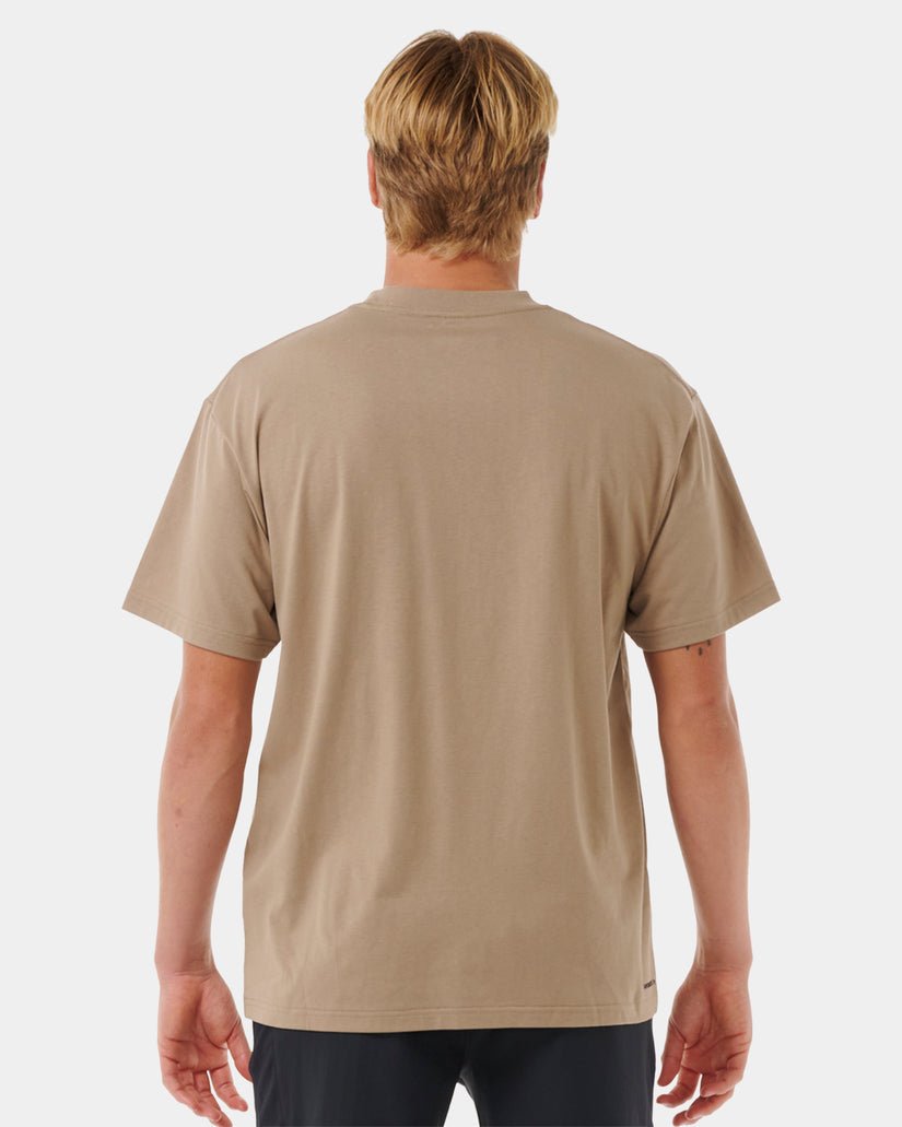 VAPORCOOL DIAMOND TEE - Rip Curl0K4MTE - SAND DUNE - S