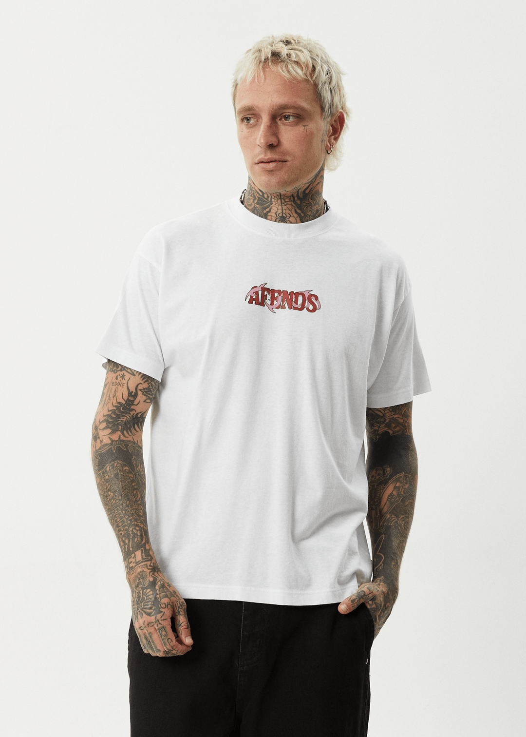 Waves - Hemp Boxy Tee - AfendsM253019 - WHITE - S