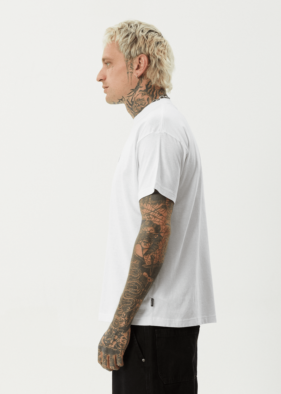 Waves - Hemp Boxy Tee - AfendsM253019 - WHITE - S