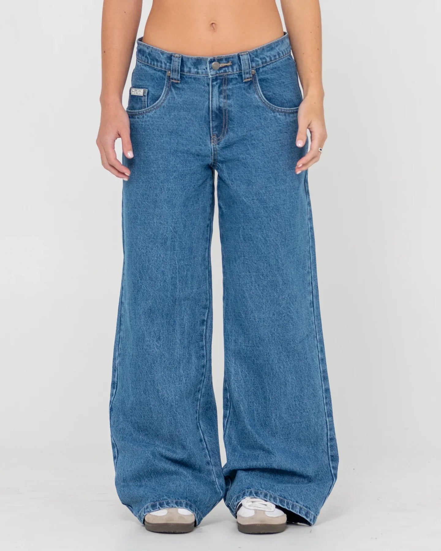 Wendy Wide Low Rise Jean - RustyPAL1465 - MDY - Middy Blue - 10