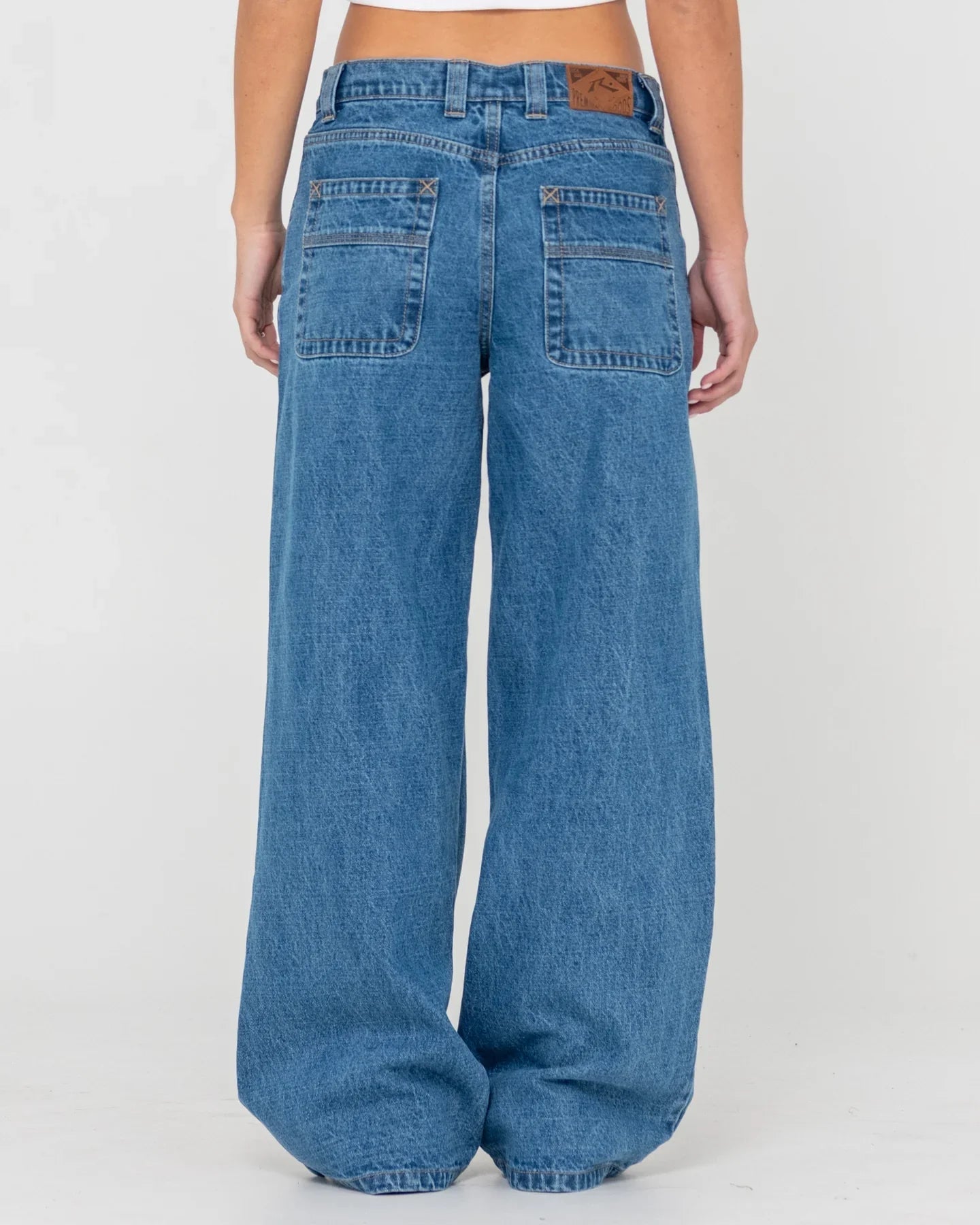 Wendy Wide Low Rise Jean - RustyPAL1465 - MDY - Middy Blue - 10