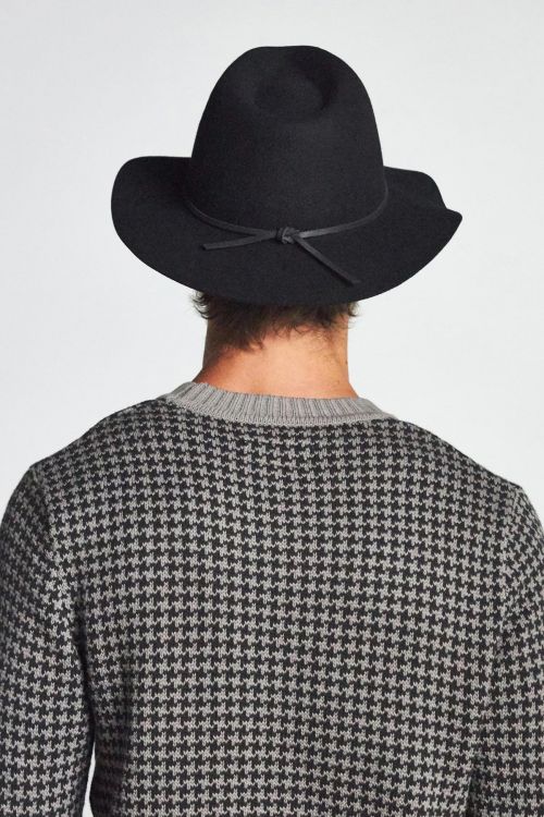 WESLEY FEDORA - Brixton10761 - BLACK - L