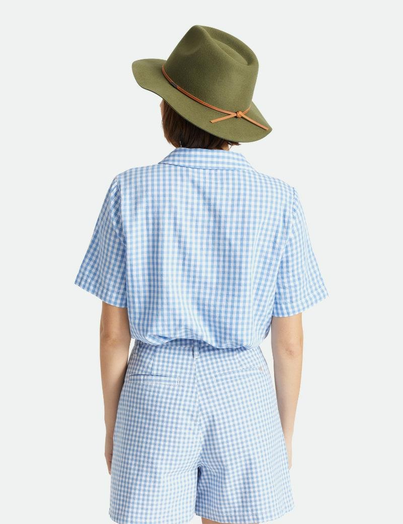 WESLEY FEDORA - Brixton10761-MILITARY OLIVE-XS