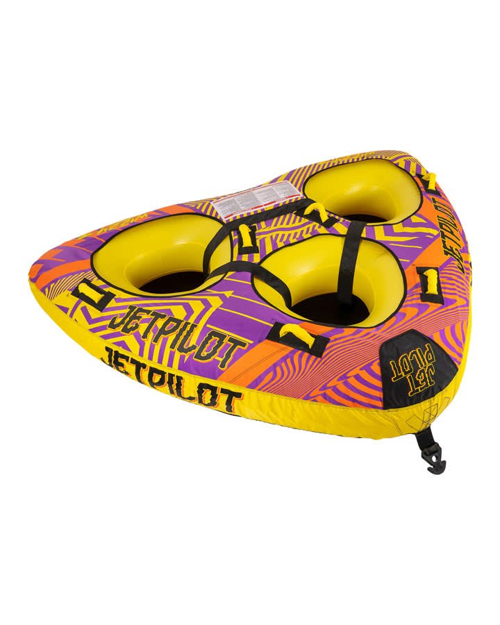 WIZZY DIZZY 3 TOWABLE - Jet PilotJA23016 - Orange/Purple -