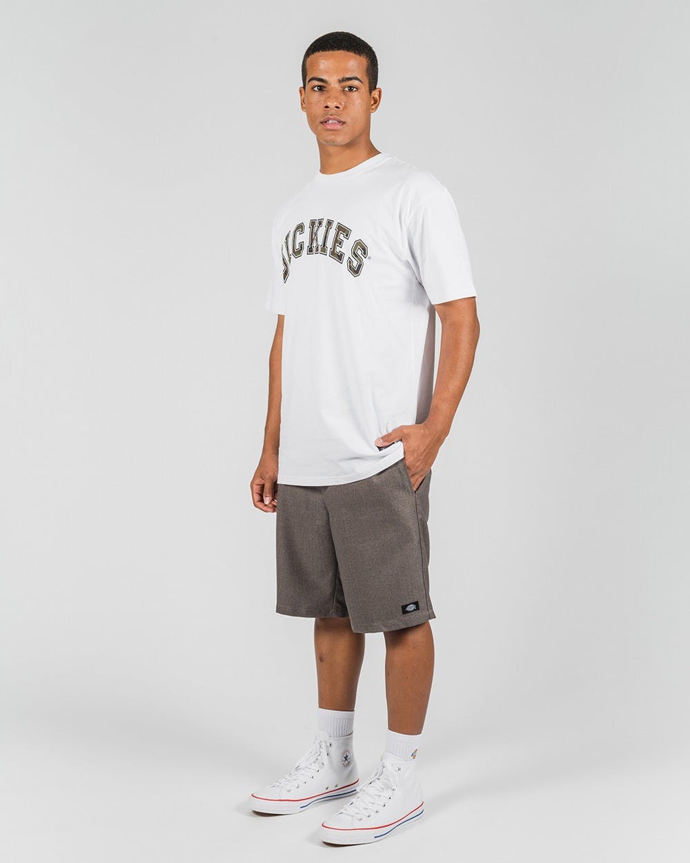 Womack Classic Fit S/S Shirt - DickiesK4190111 - WH - White - L