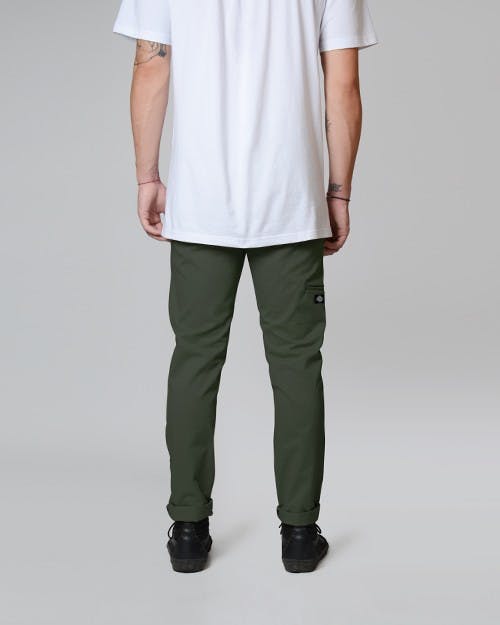 WP811 Skinny Straight Double Knee - DickiesWP811 - AG - Army Green - 28