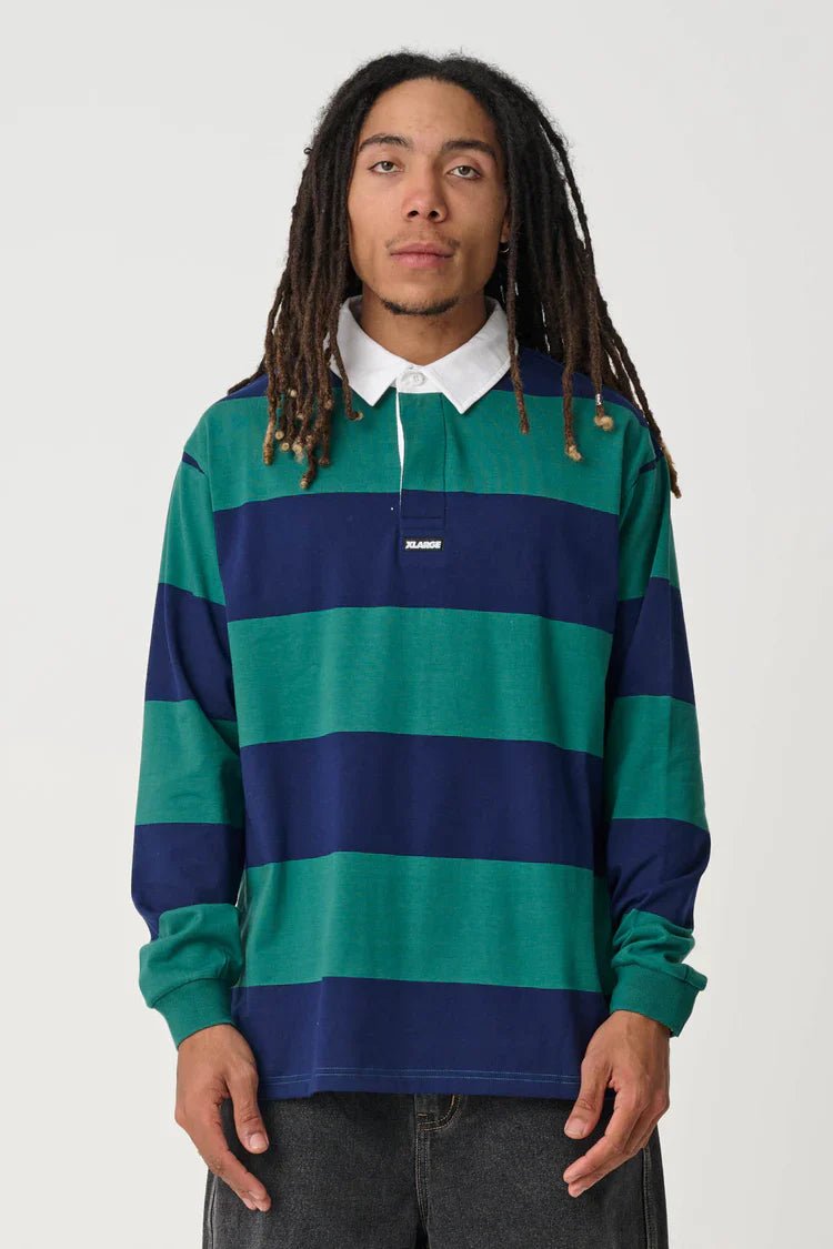XL Stripe Rugby - XlargeXL025W1102 - Green - L