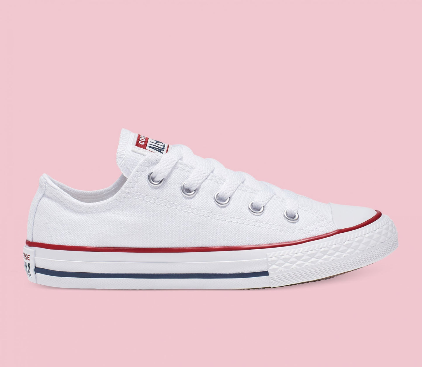 Youth Chuck Taylor Canvas Low White - Converse3J256C - White - 1