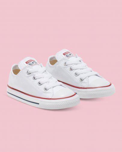 Youth Chuck Taylor Canvas Low White - Converse3J256C - White - 1