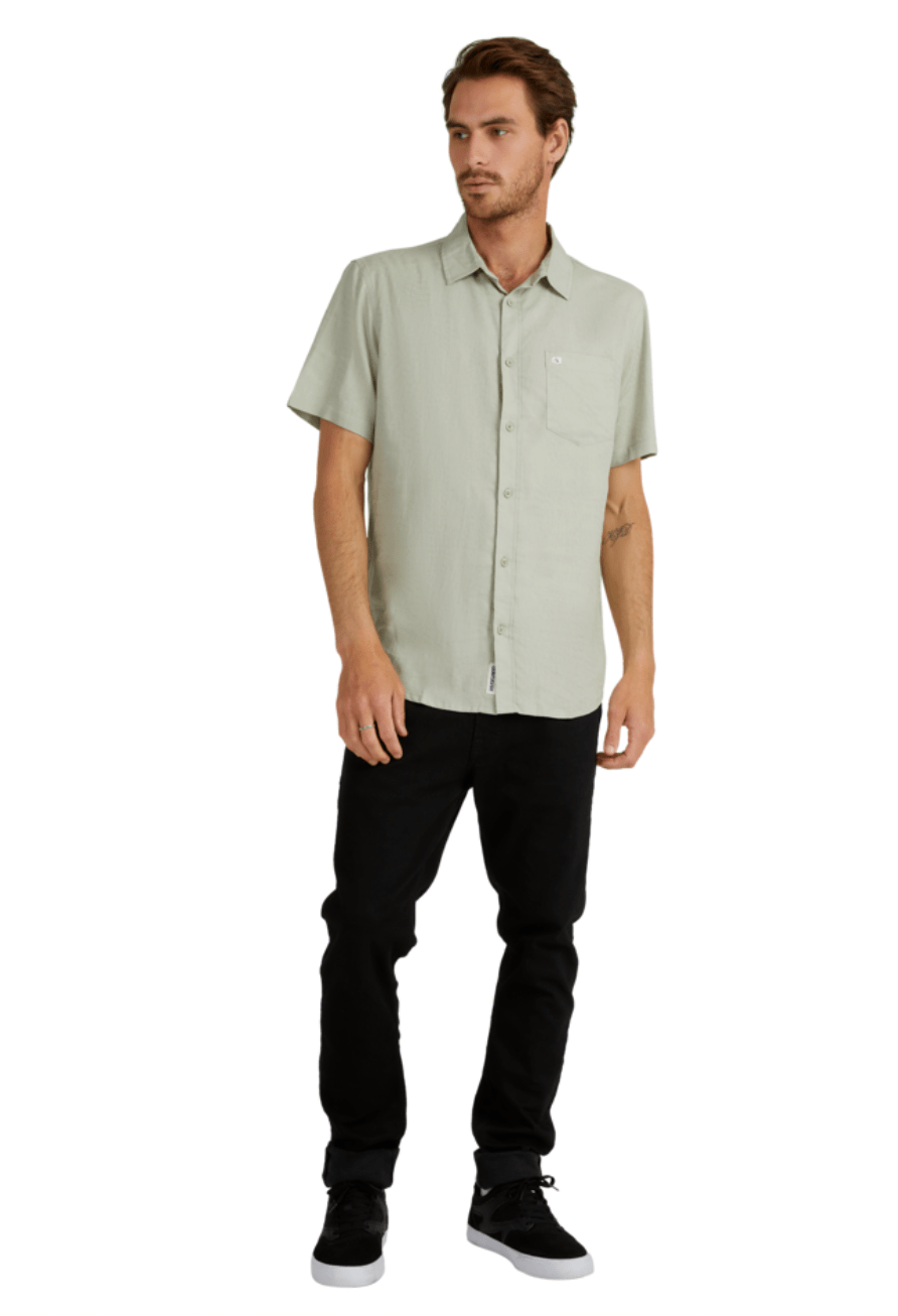 Zu SS Shirt - QuiksilverUQYWT03065 - GFL0 - DESERT SAGE - 2XL
