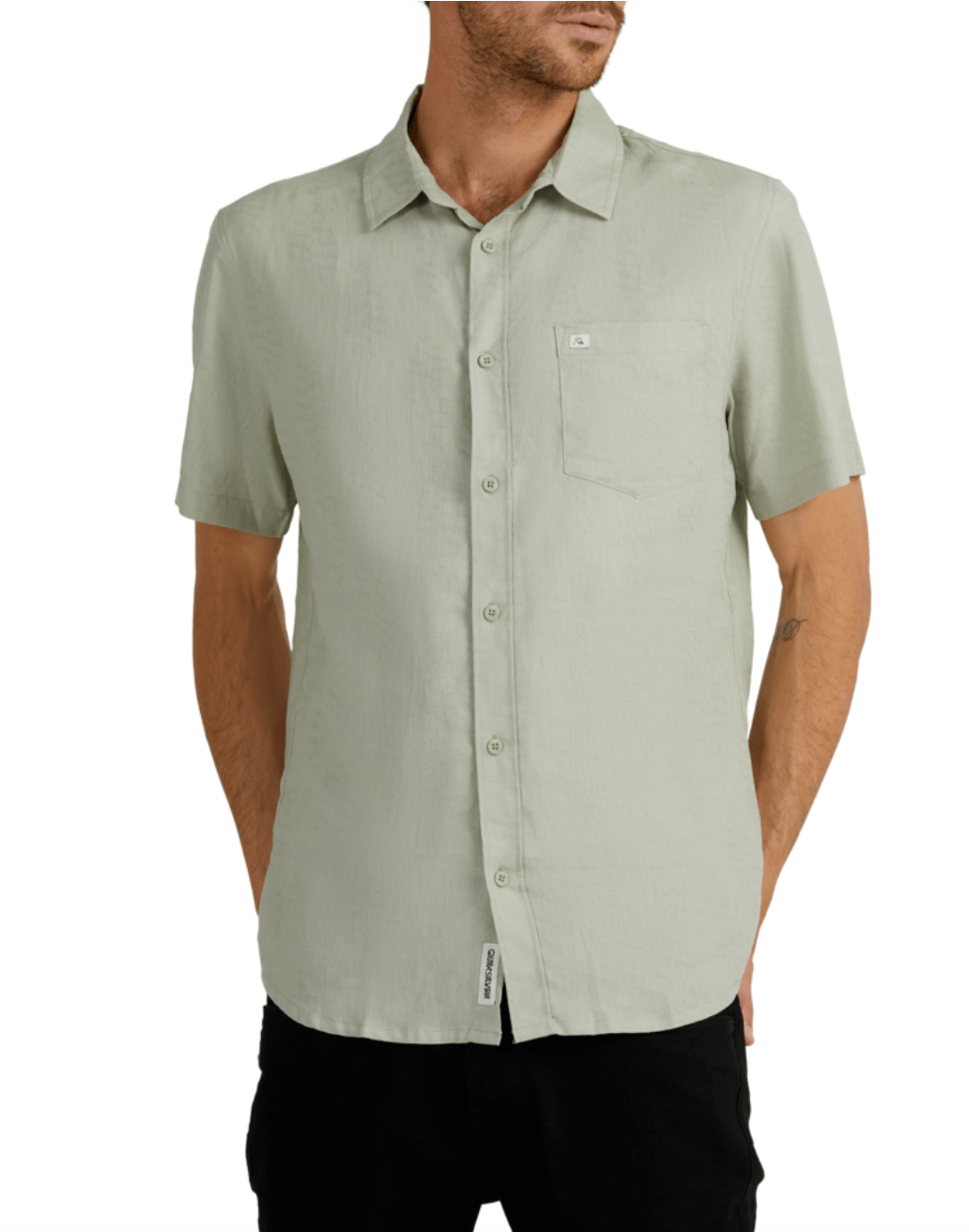 Zu SS Shirt - QuiksilverUQYWT03065 - GFL0 - DESERT SAGE - 2XL