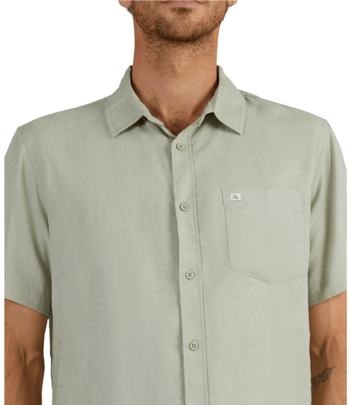 Zu SS Shirt - QuiksilverUQYWT03065 - GFL0 - DESERT SAGE - 2XL