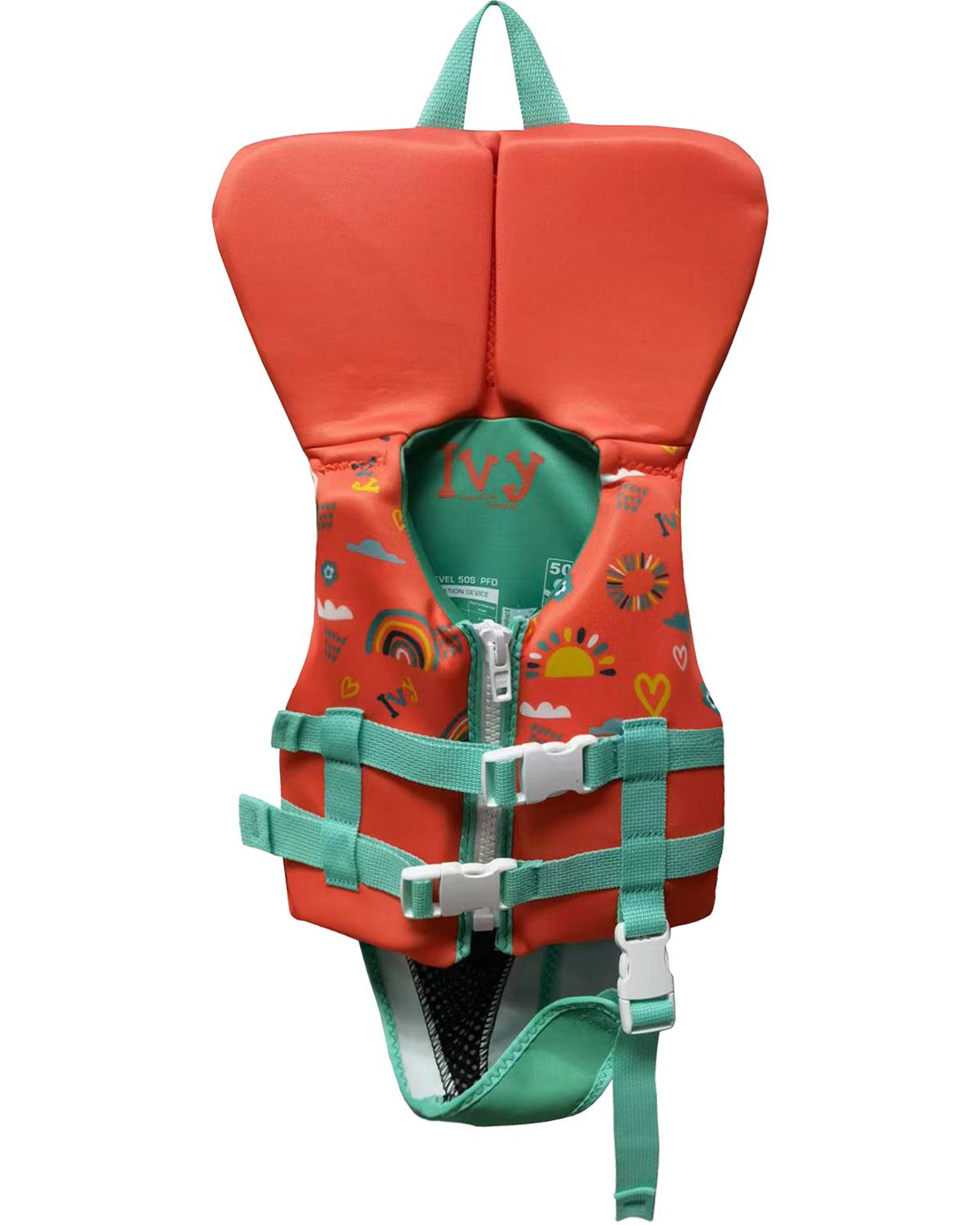 2023 IVY Junior Girls Vest with Collar -Ivy231700-Just Peachy-0to1