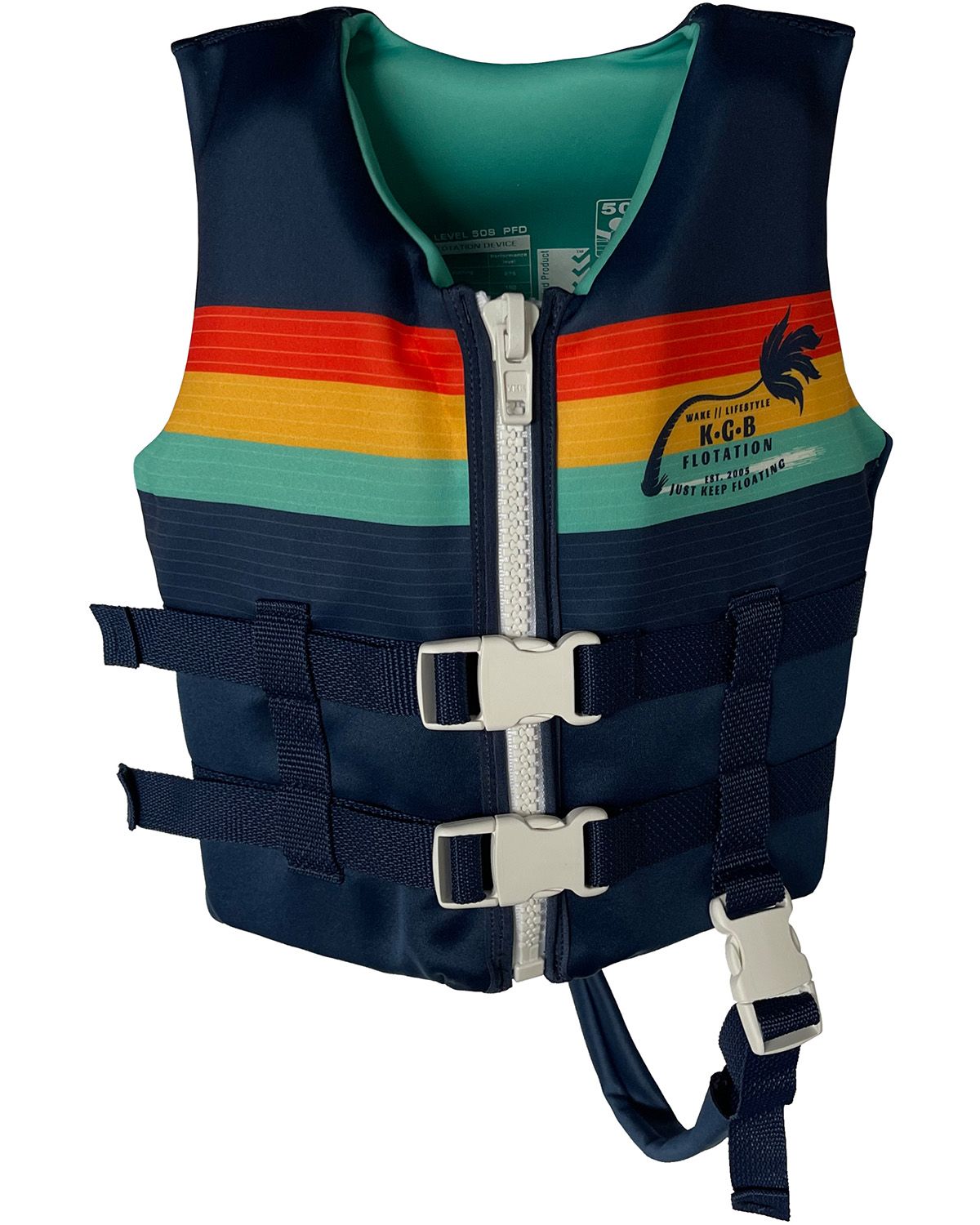 2023 KGB Junior Boys Vest -KGB230700-Retro Navy-4to6