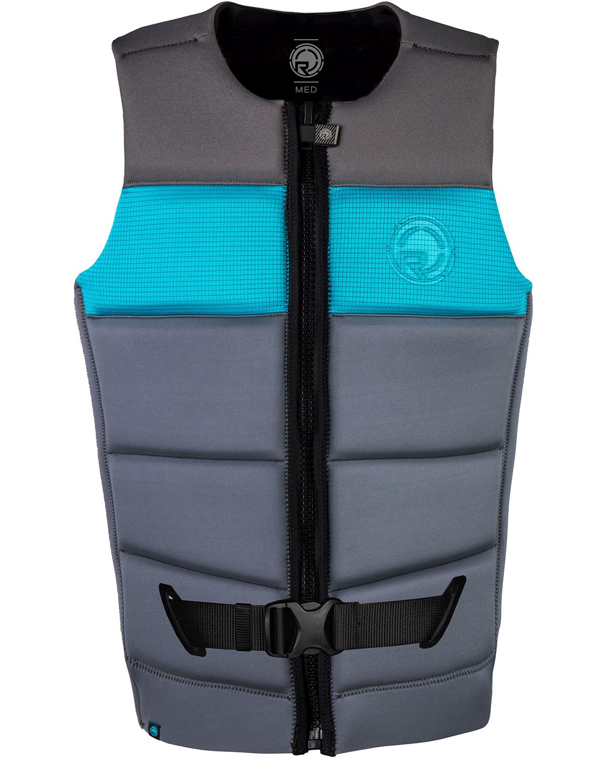 2023 Radar Tidal L50s Vest -Radar234050-Grey / Reef Blue-Small