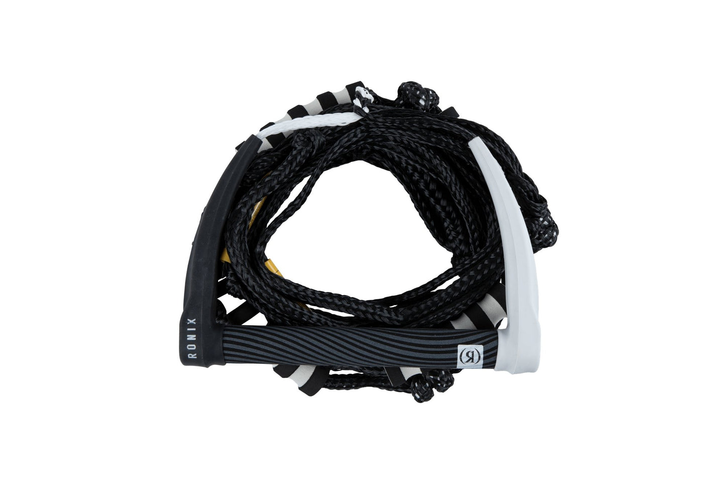 2023 Ronix Silicone Surf Rope with Handle -Ronix236154-Black / White-