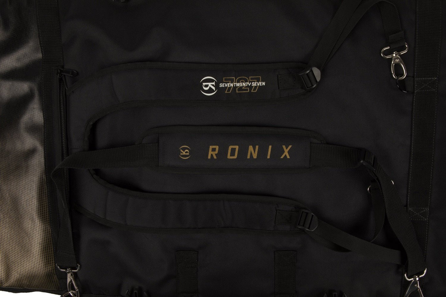 2024 Ronix Padded Foil Board Case -Ronix235135-Black / Gold-No Size